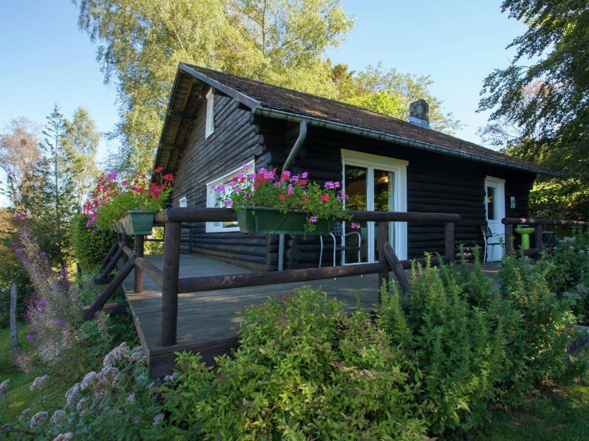 Open Wooden Chalet Built Against A Hill Франкоршам Екстер'єр фото